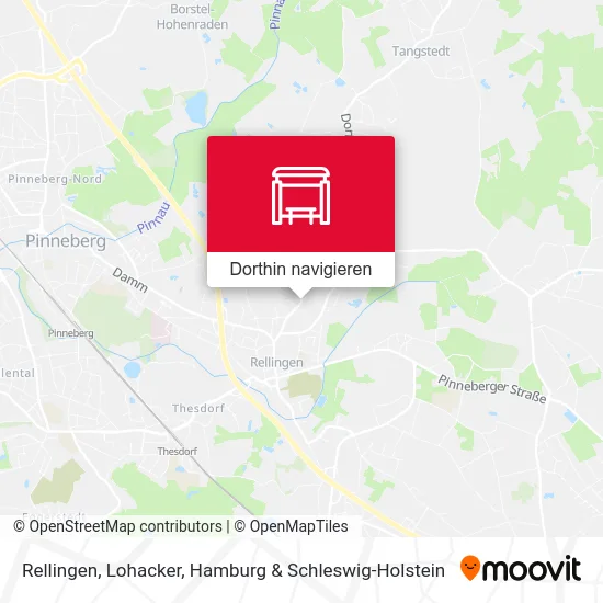 Rellingen, Lohacker Karte