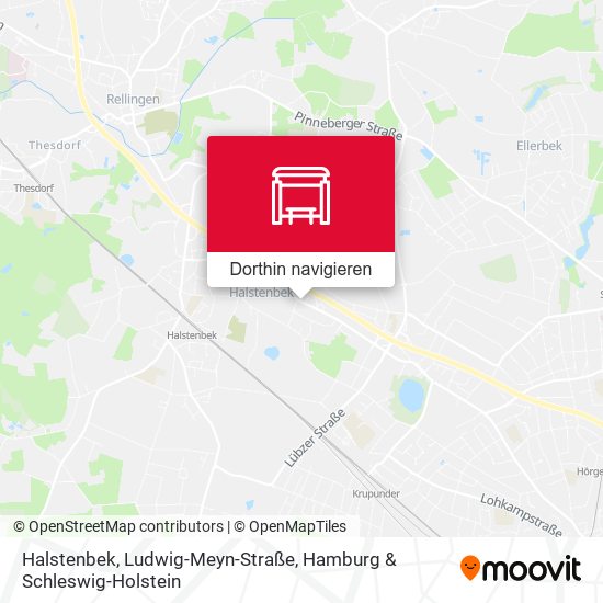 Halstenbek, Ludwig-Meyn-Straße Karte