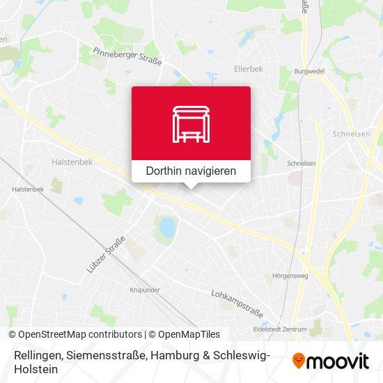 Rellingen, Siemensstraße Karte