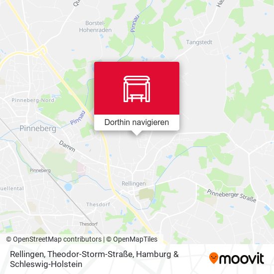 Rellingen, Theodor-Storm-Straße Karte