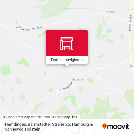 Hemdingen, Barmstedter Straße 25 Karte