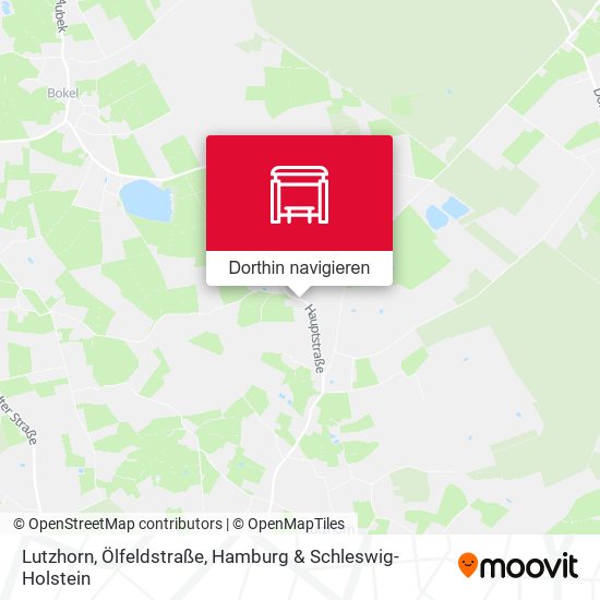 Lutzhorn, Ölfeldstraße Karte