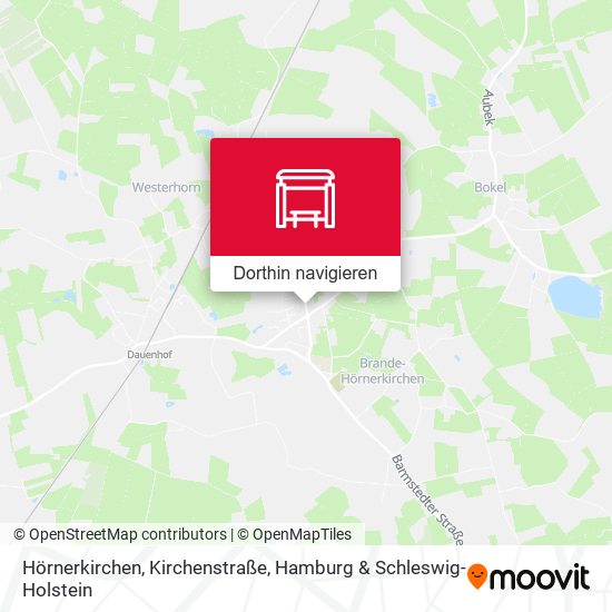 Hörnerkirchen, Kirchenstraße Karte