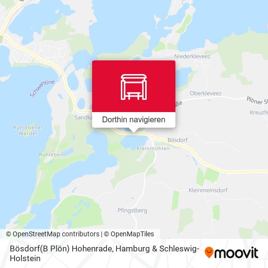 Bösdorf(B Plön) Hohenrade Karte