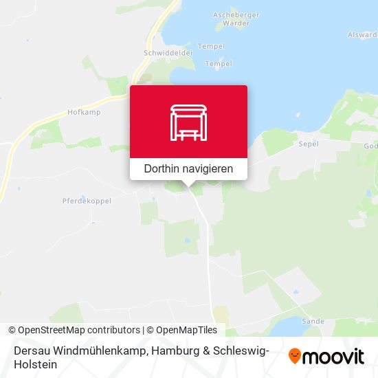 Dersau Windmühlenkamp Karte