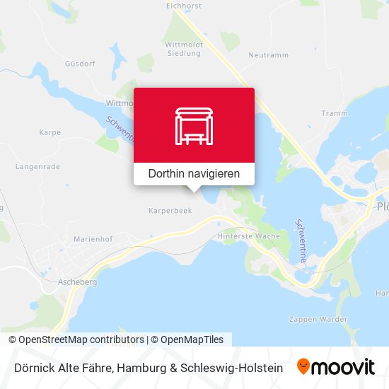 Dörnick Alte Fähre Karte