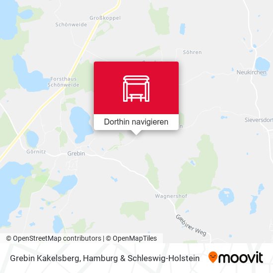 Grebin Kakelsberg Karte