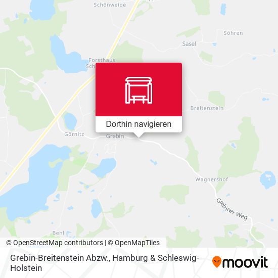 Grebin-Breitenstein Abzw. Karte