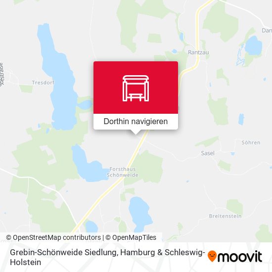 Grebin-Schönweide Siedlung Karte