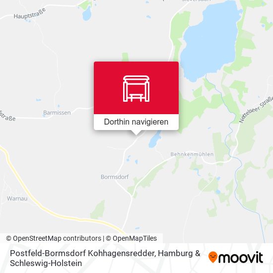 Postfeld-Bormsdorf Kohhagensredder Karte