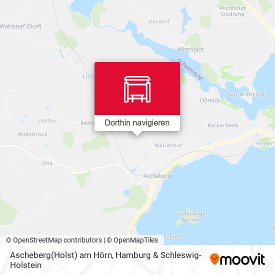 Ascheberg(Holst) am Hörn Karte