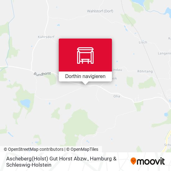 Ascheberg(Holst) Gut Horst Abzw. Karte