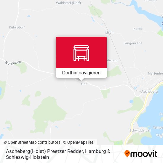 Ascheberg(Holst) Preetzer Redder Karte