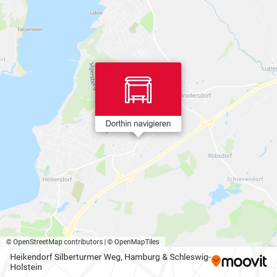 Heikendorf Silberturmer Weg Karte