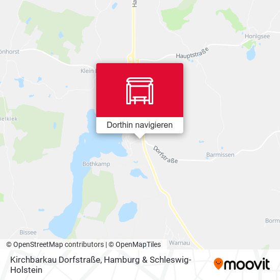 Kirchbarkau Dorfstraße Karte