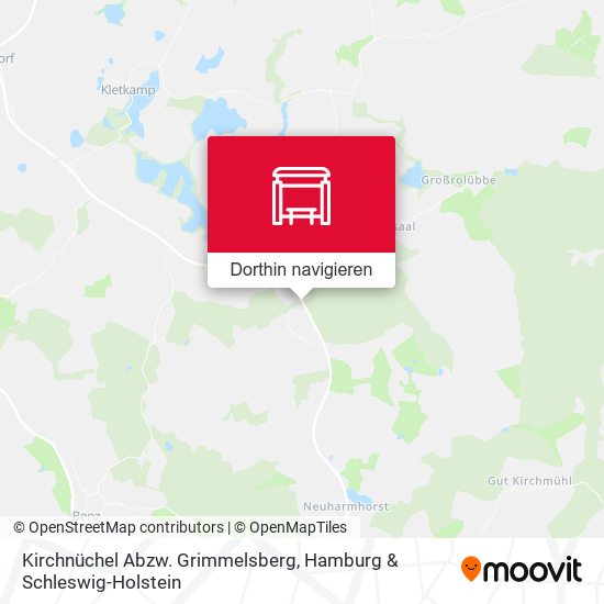 Kirchnüchel Abzw. Grimmelsberg Karte