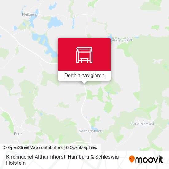 Kirchnüchel-Altharmhorst Karte