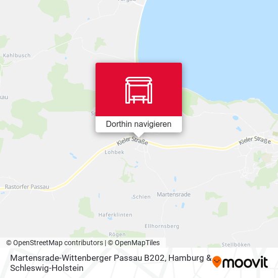 Martensrade-Wittenberger Passau B202 Karte