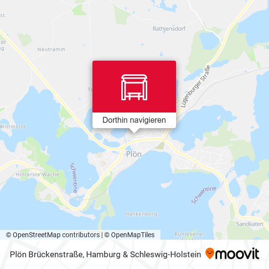 Plön Brückenstraße Karte