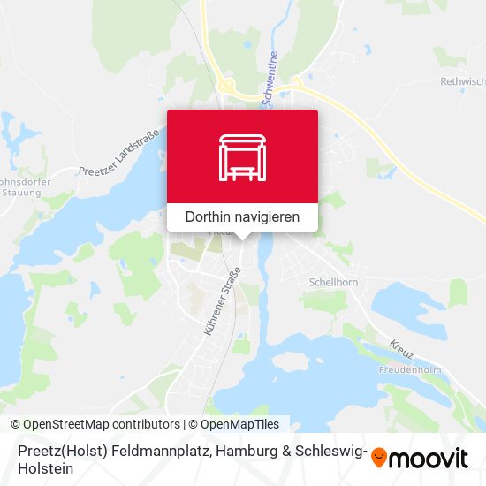 Preetz(Holst) Feldmannplatz Karte