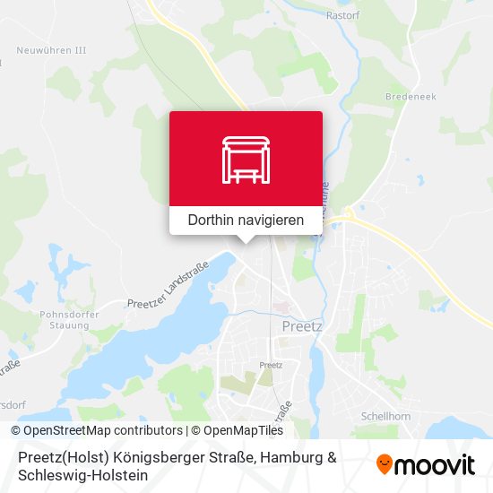 Preetz(Holst) Königsberger Straße Karte