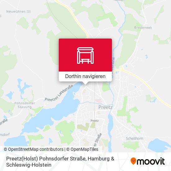 Preetz(Holst) Pohnsdorfer Straße Karte