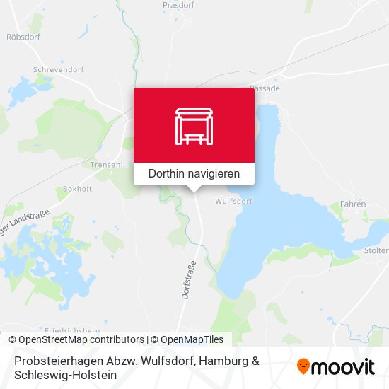 Probsteierhagen Abzw. Wulfsdorf Karte