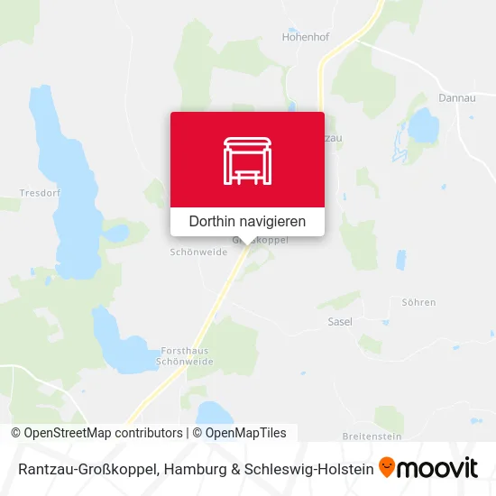 Rantzau-Großkoppel Karte