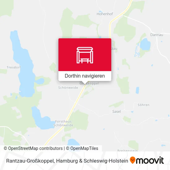 Rantzau-Großkoppel Karte
