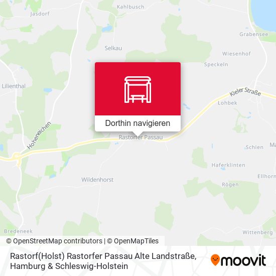 Rastorf(Holst) Rastorfer Passau Alte Landstraße Karte