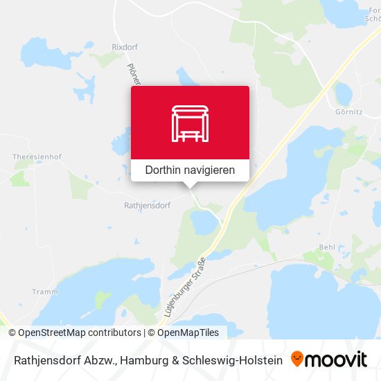 Rathjensdorf Abzw. Karte