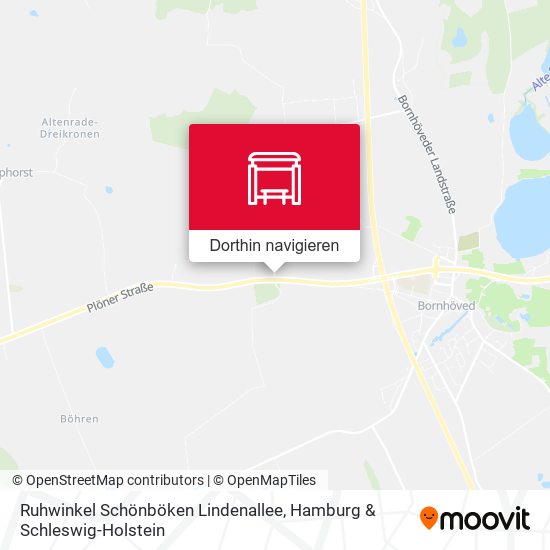 Ruhwinkel Schönböken Lindenallee Karte