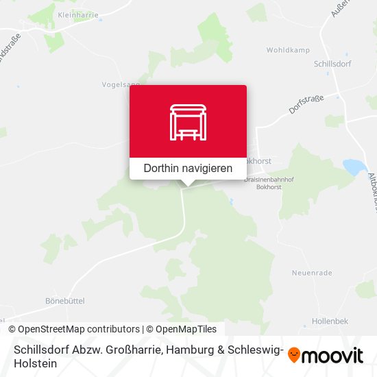 Schillsdorf Abzw. Großharrie Karte