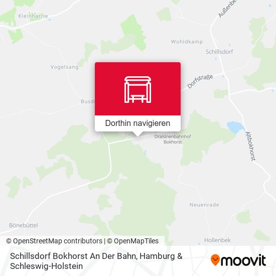 Schillsdorf Bokhorst An Der Bahn Karte