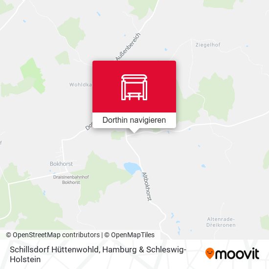 Schillsdorf Hüttenwohld Karte