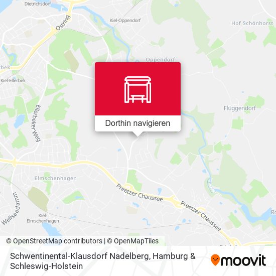 Schwentinental-Klausdorf Nadelberg Karte
