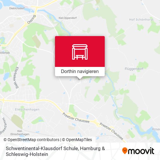 Schwentinental-Klausdorf Schule Karte
