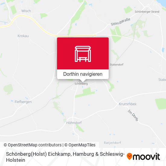 Schönberg(Holst) Eichkamp Karte