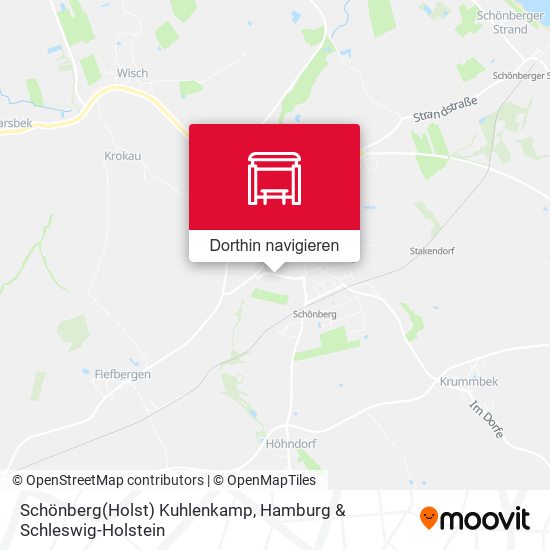Schönberg(Holst) Kuhlenkamp Karte