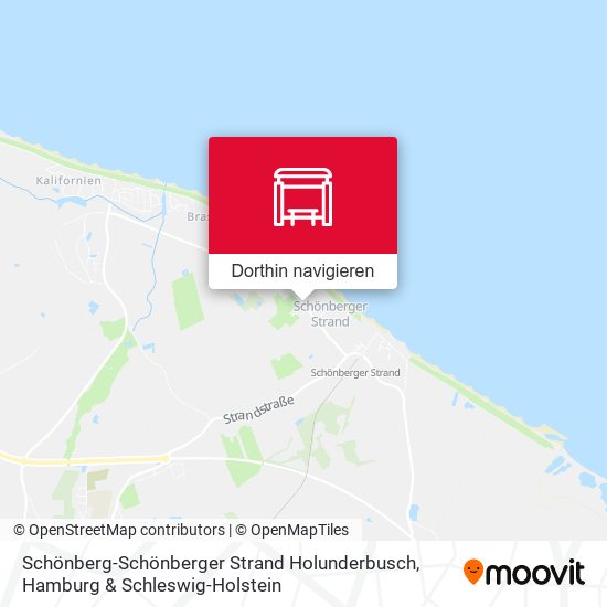 Schönberg-Schönberger Strand Holunderbusch Karte