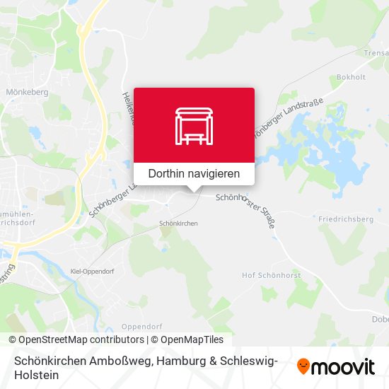 Schönkirchen Amboßweg Karte