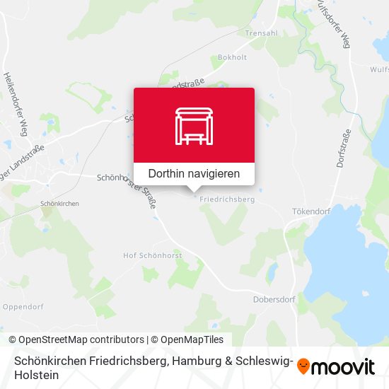 Schönkirchen Friedrichsberg Karte