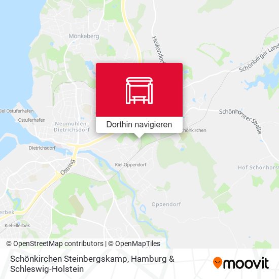 Schönkirchen Steinbergskamp Karte