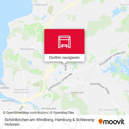 Schönkirchen am Windberg Karte