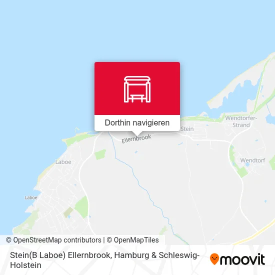 Stein(B Laboe) Ellernbrook Karte