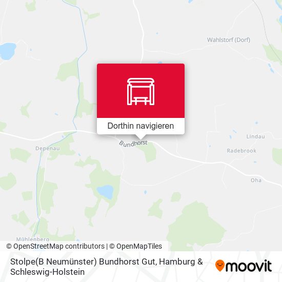 Stolpe(B Neumünster) Bundhorst Gut Karte