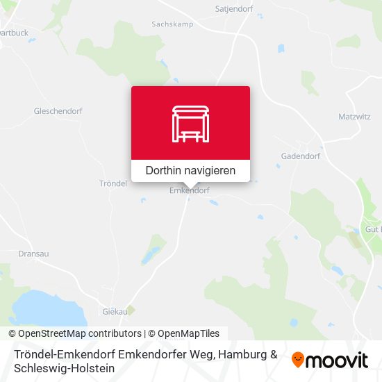 Tröndel-Emkendorf Emkendorfer Weg Karte