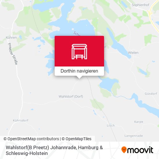 Wahlstorf(B Preetz) Johannrade Karte