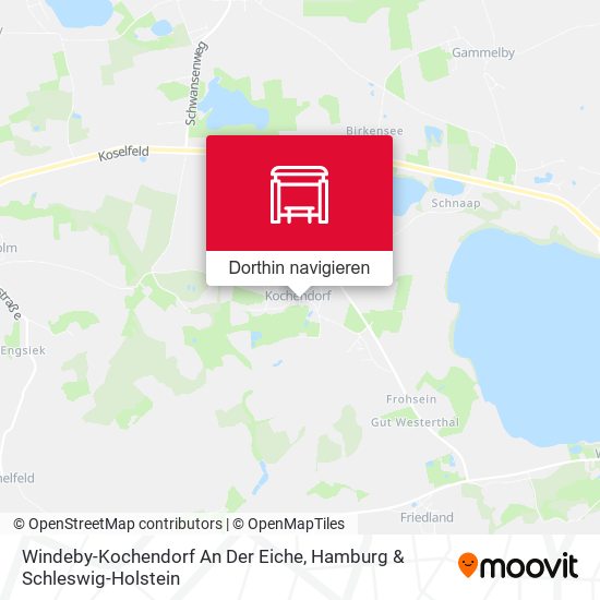 Windeby-Kochendorf An Der Eiche Karte