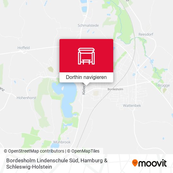 Bordesholm Lindenschule Süd Karte